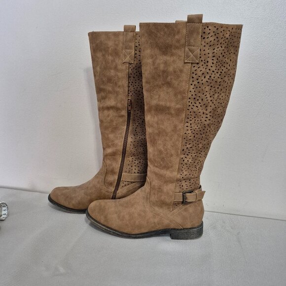 Moto Inspired Riding Style Boots - Picture 1 of 9